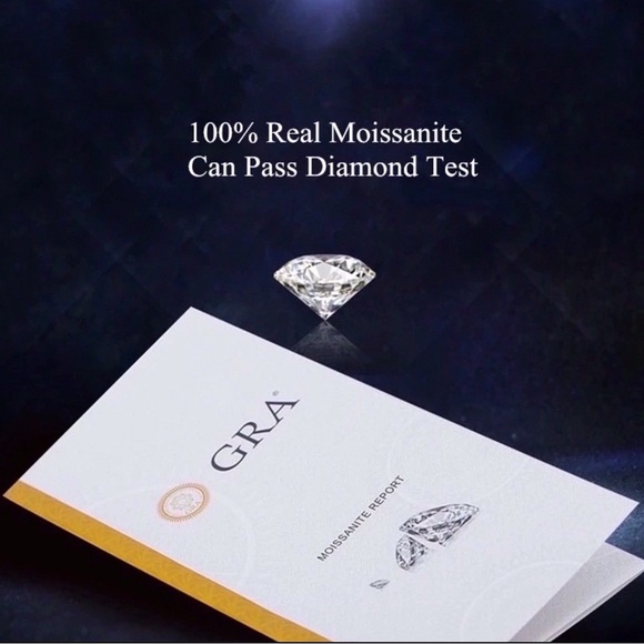 🔥925 Silver 2CT Brilliant Cut Round Moissanite Diamond men Ring Size 10.5 - Picture 5 of 8